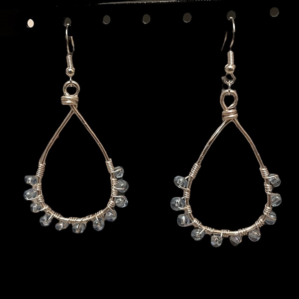 wire wrapped earrings